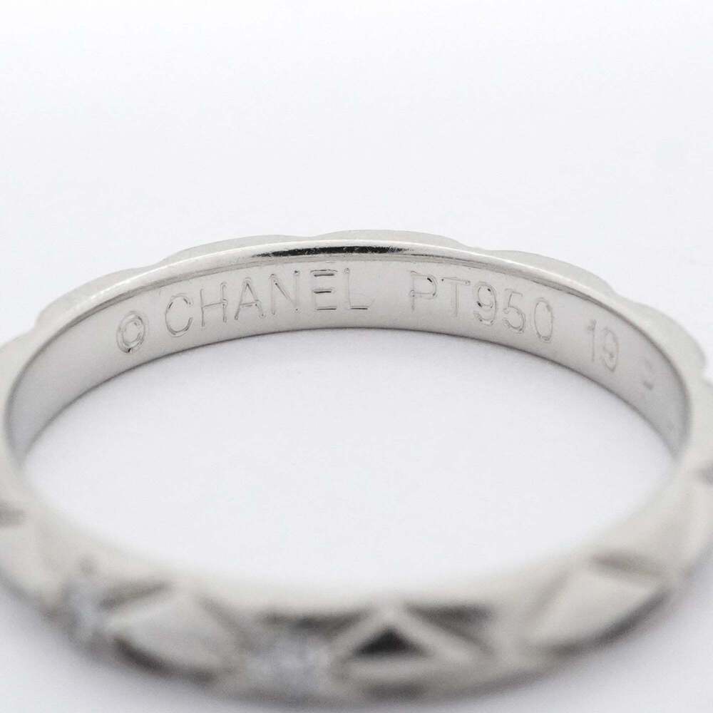 CHANEL Silver Diamond Ring - Picture 4 of 11